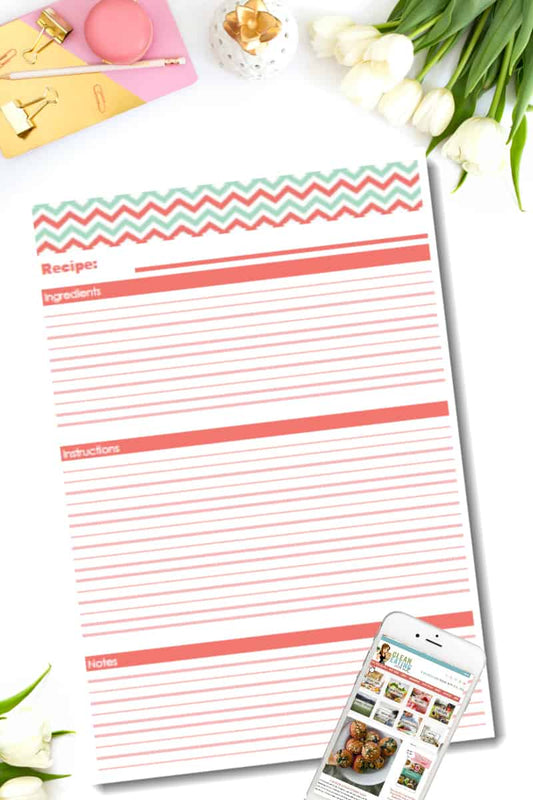 One-Page Recipe Template