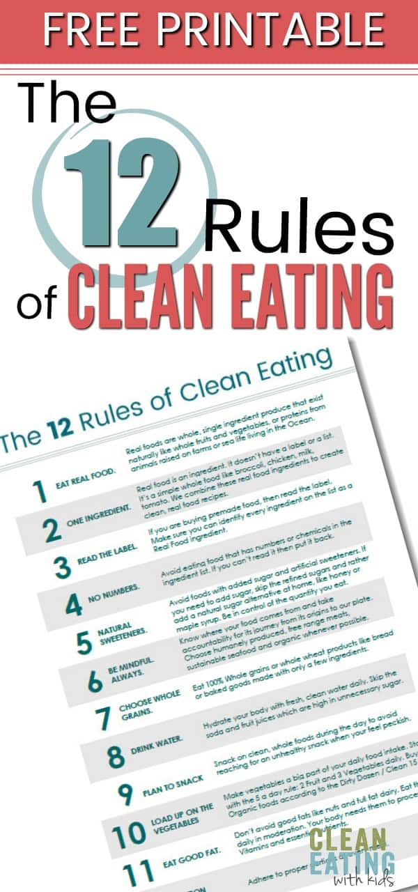 The 12 Rules of Clean Eating