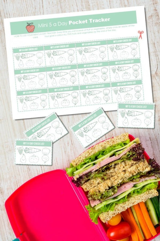5-a-day Pocket Tracker Cards