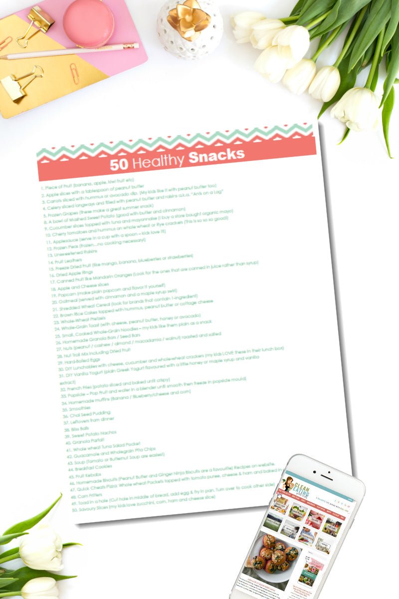 Healthy Snack List