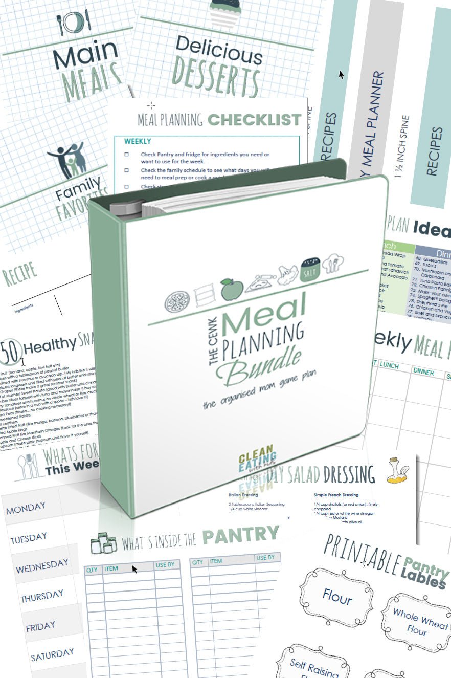 Ultimate Recipe Binder {118 Pages} - Clean Eating with Kids