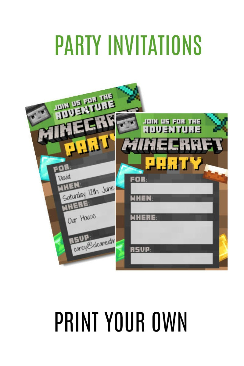 MASSIVE Minecraft Party Pack
