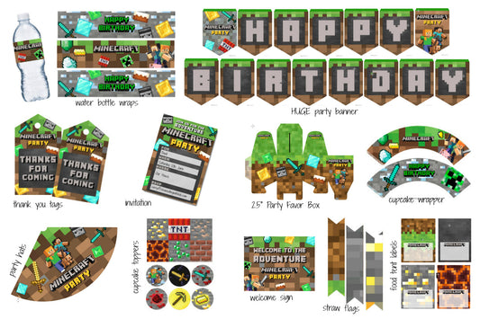 MASSIVE Minecraft Party Pack